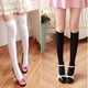 thumbnail image 2 of Medias de terciopelo de primavera y otoño, calcetines blancos japoneses para estudiantes, calcetines altos hasta la rodilla para niños, medias negras de uniforme jk, 2 of 6