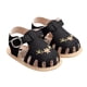 thumbnail image 2 of Puntoco Nuevos Zapatos Individuales De Suela Blanda Para Niños, Medianos Y Grandes, Zapatos Para Bebés Pequeños, Zapatos De Malla Anticaída, Zapatillas Para Niñas, Negro 19, 2 of 6