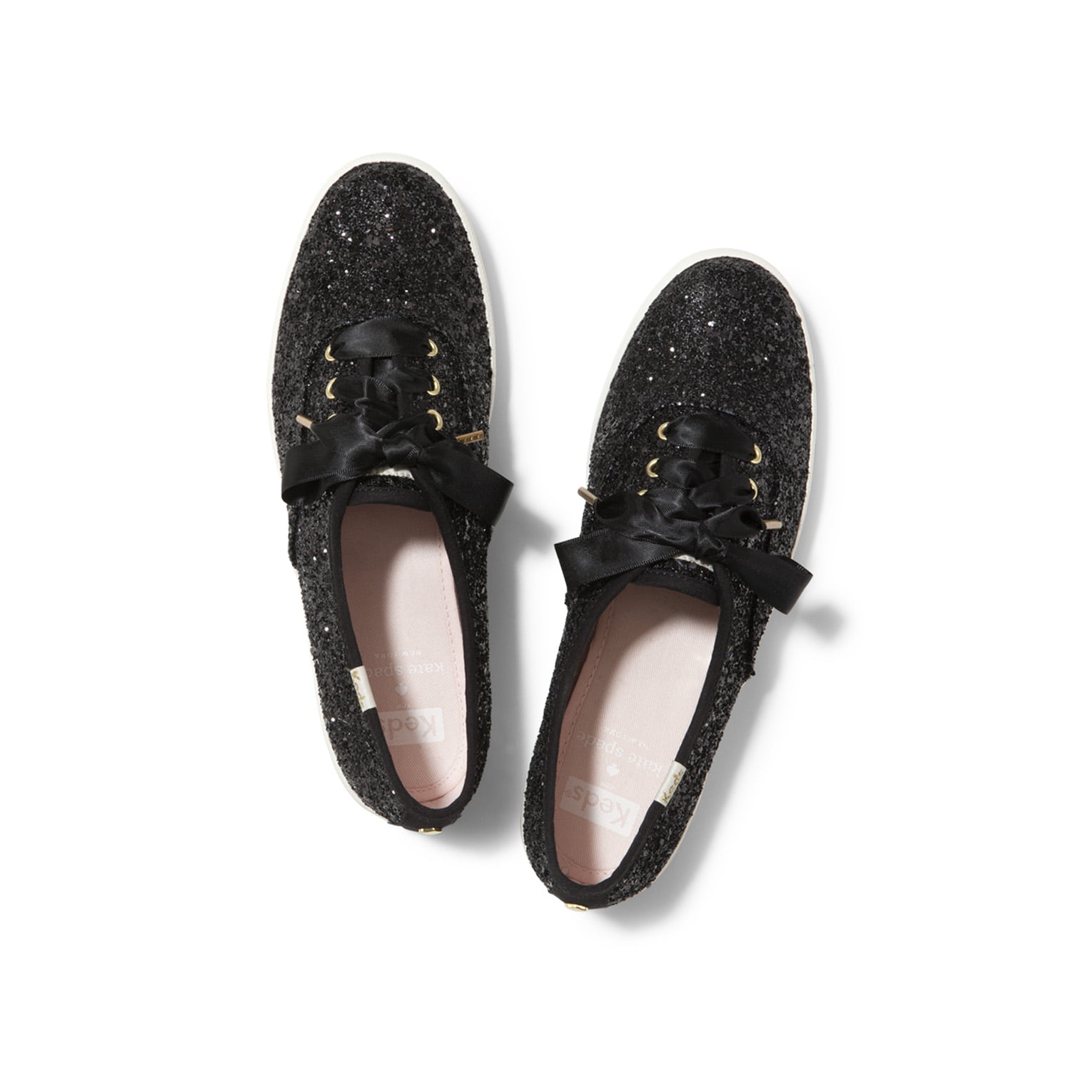 Keds x Kate Spade New York CH KS Glitter Lace Up Sneakers, Black | Walmart  Canada