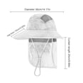 thumbnail image 3 of Boonie Hat Ajustable Ciclismo Escalada Correr Sombrero Protección solar (Verde militar), 3 of 3