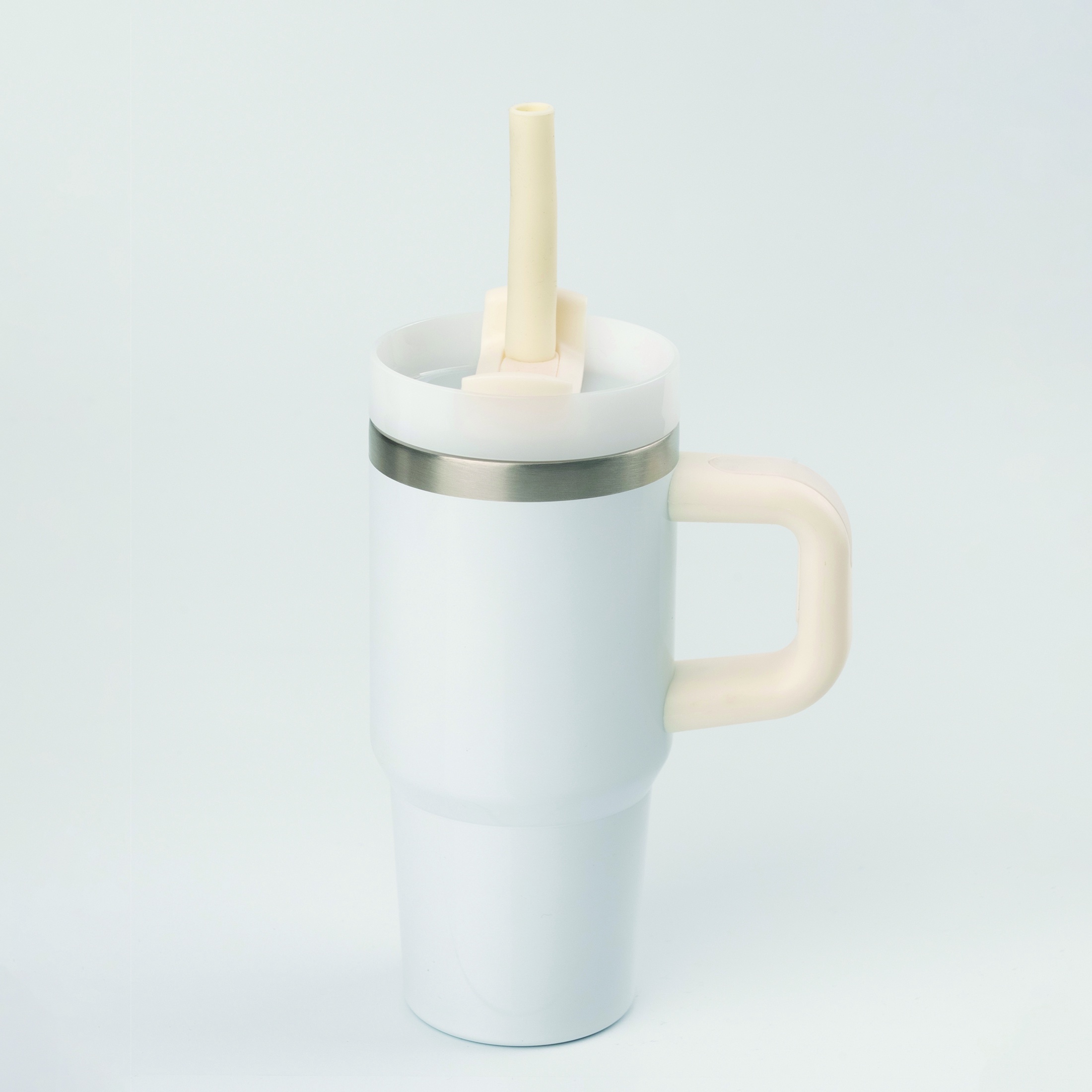 Customizable 12 oz Leak proof kids water bottle(White)