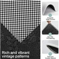 thumbnail image 3 of Black White Small Checkered Pattern Kitchen Rugs Sets Of 3,Kitchen Runner Rugs Non Skid Washable,Decorative Kitchen Floor Mats for Kitchen,Sink,Laundry,17"x30"+ 17"x47" + 17"x59", 3 of 6