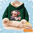 thumbnail image 2 of Highland Cow Christmas Sweatshirts-Cozy Hooded Pullover with Cow Print Design,Soft Warm Winter Kids Top,Cute Highland Cow Hoodie & Sweater for Holiday Season, 2 of 5