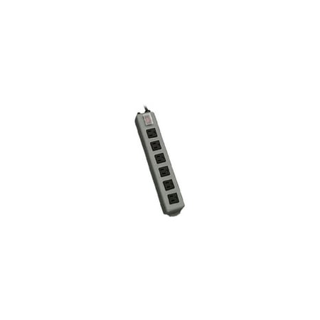 UPC: 0037332103611 | TRIPP LITE UL24RA-15 Outlet Strip 15A 6 Outlet 15 ft Gray