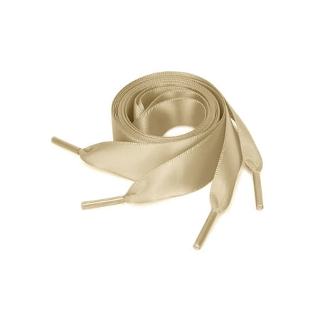 

Allegra K Women s 2 Pairs Flat Ribbon Sneaker Canvas Shoelaces