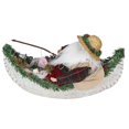 thumbnail image 2 of Northlight 18.5" Red and White Fishing Santa Claus in a Canoe Christmas Tabletop Decoration, 2 of 4