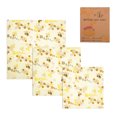 thumbnail image 1 of Labymos Beeswax Wraps Washable Reusable Food Wrapper Sandwich Bread Fruit Vegetables Lunch Storage Eco-friendly for, 1 of 6