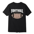 thumbnail image 4 of JLFKNG Summer Mens T Shirt Tops Casual Football Printed Crew Neck Short Sleeve T Shirt Breathable Loose Fit Suitable For Vacation, 4 of 4