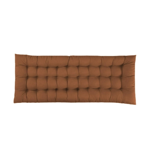 Cojín de respaldo alto para silla de relajación para jardín, patio, mecedoras, color desvanecido Café