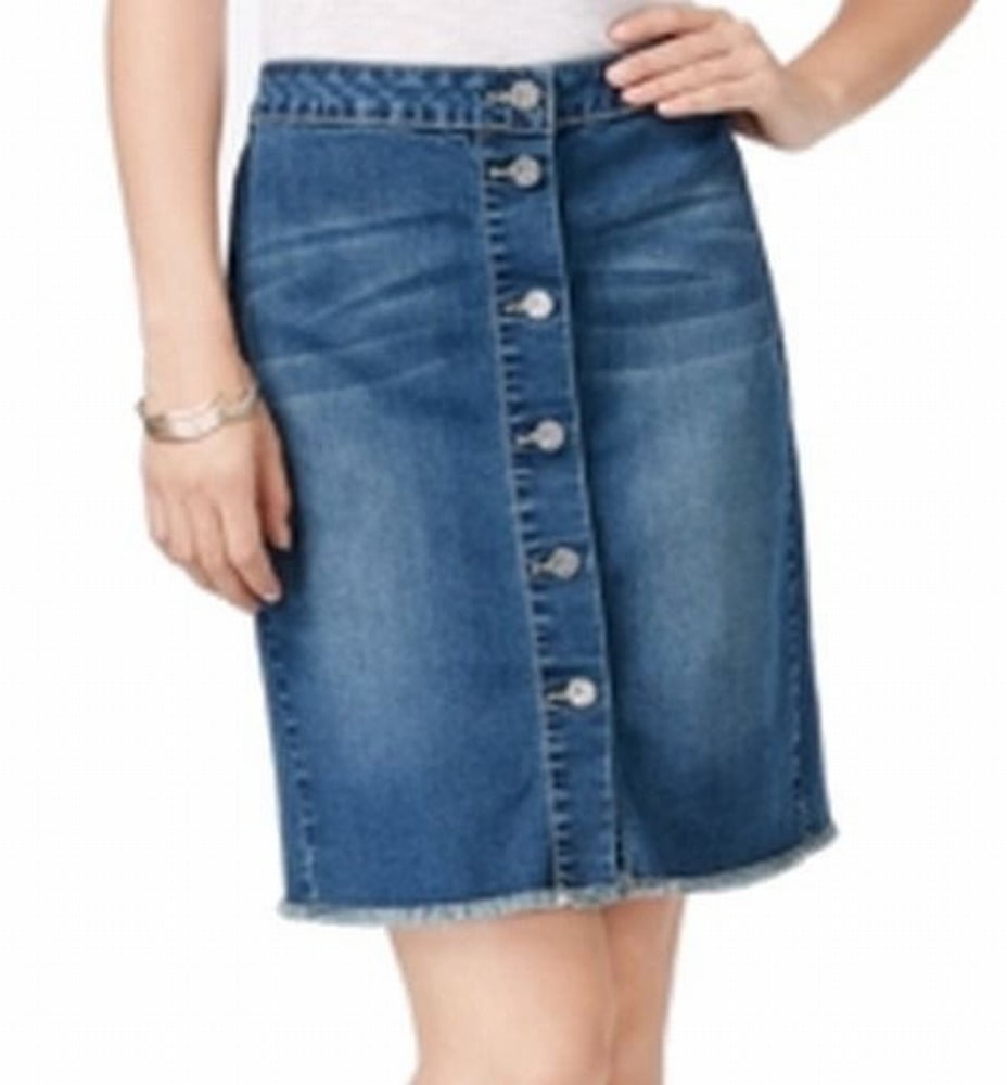 denim skirt size 16