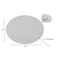thumbnail image 3 of 14" Marble Lazy Susan White, 3 of 3
