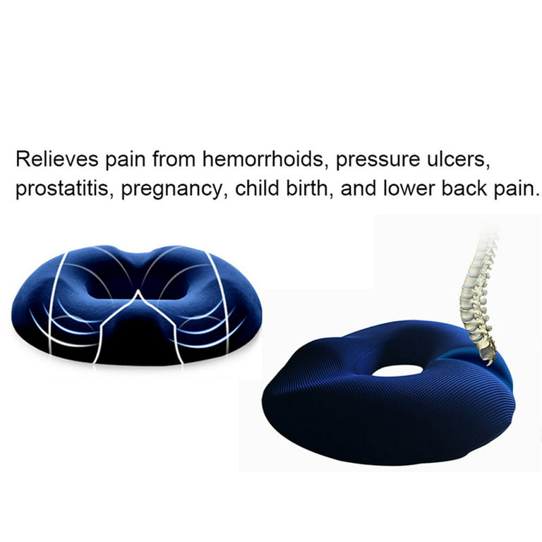 Vinban Stuffed Donut Pillow Seat Cushion | for Tailbone and Coccyx Pain,  Hemorrhoids, Bed Sores, Pregnancy, Prostate, Surgery Recovery, Sitting