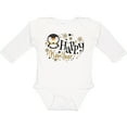 thumbnail image 3 of Inktastic Happy New Year with Cute Penguin Boys or Girls Long Sleeve Baby Bodysuit, 3 of 5