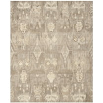 SAFAVIEH Wyndham Kensington Distressed Wool Area Rug, Natural/Multi, 8' x 10'
