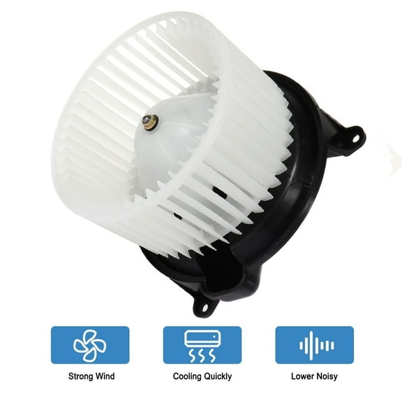 ECCPP HVAC Plastic Heater Blower Motor w/Fan Cage fit for 2005 for Chevrolet Equinox /2002-2007 for Saturn Vue