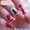 B, variant on 24Pcs Short Square Press On Nails, Full Cover Acrylic Fake Nails Reusable Glue On False Nail Tips for Christmas Winter Holiday Party Women Festive Daily Nail Art Decoration