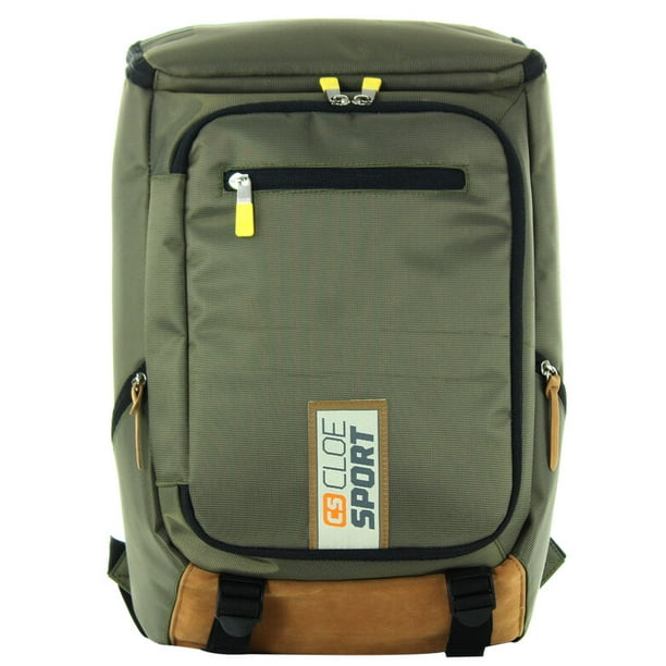 Cloe Backpack Mochila tipo Sport para Laptop de hasta 14 pulgadas en Color Verde Olivo Cloe ROIG172OLIVGR Walmart en linea