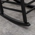 thumbnail image 5 of BplusZ Outdoor Rocking Chairs Set of 2 Patio Rocker Furniture for Porch Garden Lawn Indoor Classic Arm Chairs Black, 5 of 5