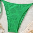 thumbnail image 4 of 2 Piece Swimsuit for Women, Womens Bathing Suits, Women's Bikini Swimsuits, Women's Two Piece Bikini Set With Adjustable Triangle Top and Cheeky Bottom for Beach Vacation, Green S, 4 of 7