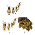 thumbnail image 4 of Luces de la secuencia de bulbos LED Naiovety decoración vintage de Navidad 3M, 4 of 6
