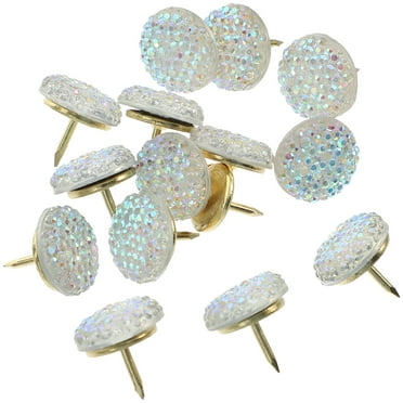 15pcs Professional  Push Pin Delicate Decorative Thumbtacks Thumb Tacks Map Supply
