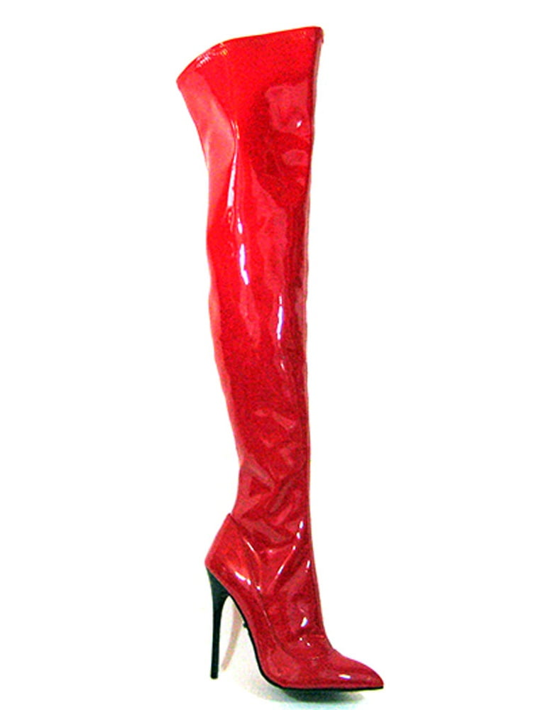 SKY-31, 5'' Thigh High Stretch Patent Boot SKY-31, 5'' Thigh High Stretch Patent Boot