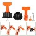 thumbnail image 4 of Uxcell Tile Leveling System Kit,2332 Pcs Tile Leveling System Clips Positioning Tools Reusable 1.5 mm Steel T-Pin 2mm Spacers Special Wrench for Wall/Floor Installation Adjustment, Red, 4 of 7