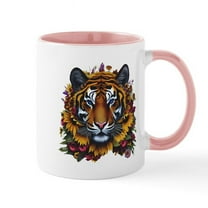 CafePress - Sunflower Tiger Mugs - 11 oz Ceramic Mug - Novelty Coffee Tea Cup