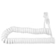 thumbnail image 1 of 1.5M 4.9Ft White Stretchy RJ9 4P4C Handset Telephone Coiled Cable Cord, 1 of 5