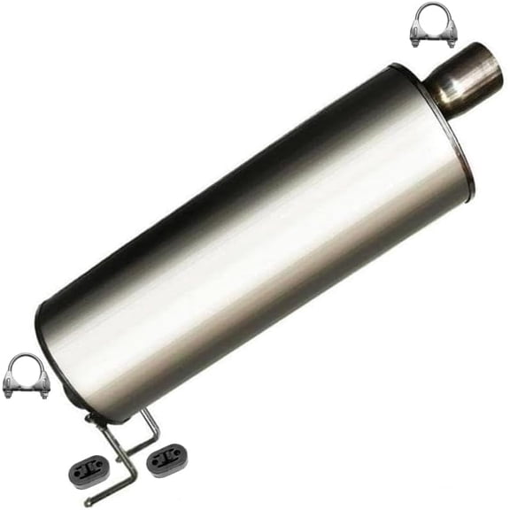 Northeastern Exhaust Muffler Fits 2006-2008 Dodge Ram 1500 3.7L & 4.7L - Direct Fit | Stainless Steel Exhaust