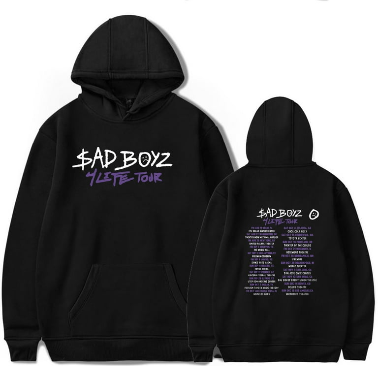 Junior H 2023 Tour Hoodies Sad Boyz Concert Merch esencial pop
