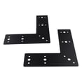 thumbnail image 3 of 10"X10" L Shape Steel Flat Bracket (2 Pc) With Coating As Mending Plate, 3 of 8