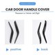 thumbnail image 2 of Car Left/right Inner Door Handle Cover Compatible with Bmw X1 E84 2010-2016 Black, 2 of 5