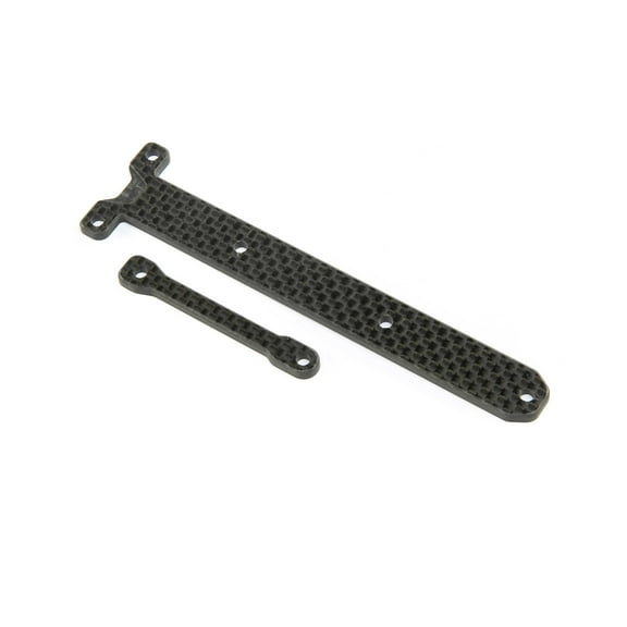 Team Losi Racing Carbon Chassis Brace Support Set 22X-4 TLR231088 Elec Car/Truck Replacement Parts