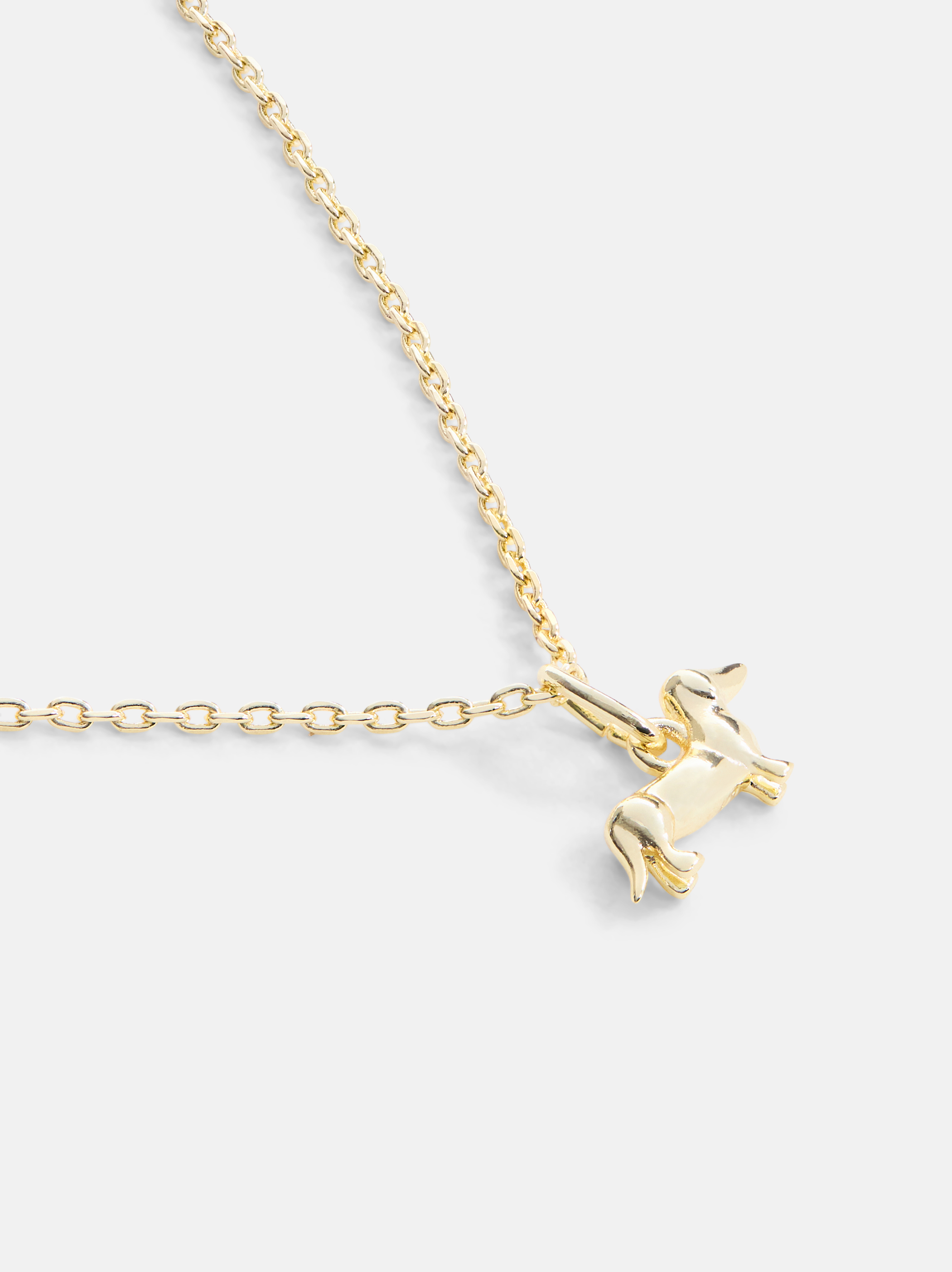 Free Assembly Dachshund Pendant Necklace, 14K Gold Plated photo 1