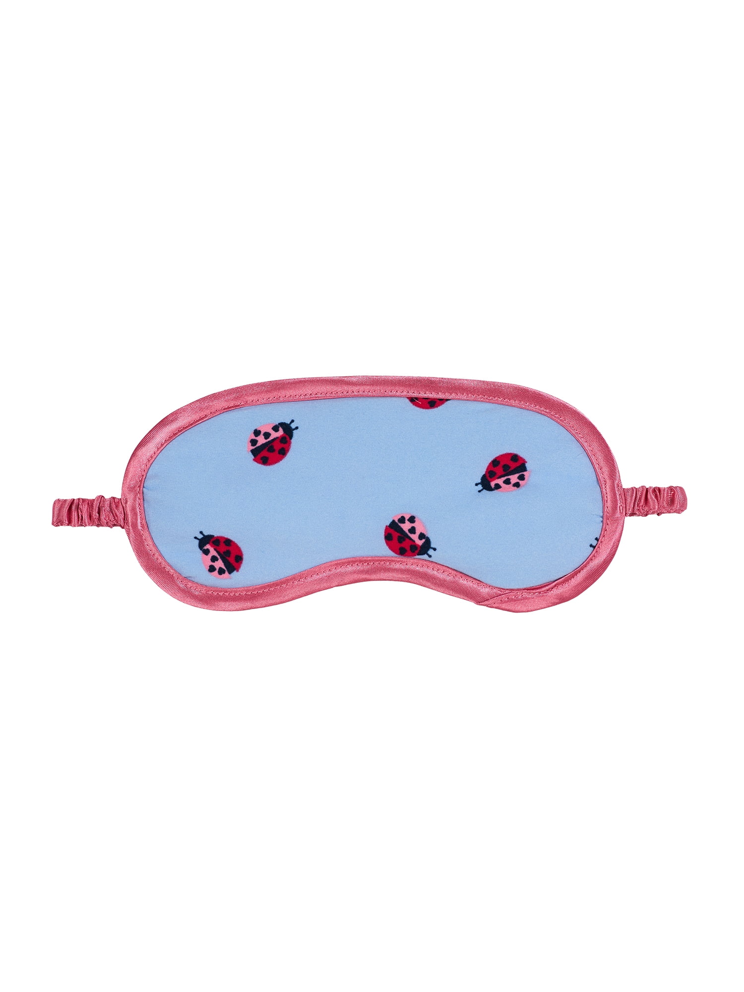 Wonder Nation Girls Short Sleeve Button Front Pajama Top and Pants Set with Eyemask, 3-Piece, Sizes 4-18