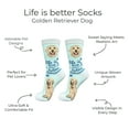 thumbnail image 2 of E&S Pets Golden Retriever Socks - Life is Better Socks for Pet Lovers - Cute Unisex Socks - One Size Fits Most, 2 of 3