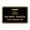 Black Gold, variant on Signs ByLITA Classic Framed Do Not Touch The Cookie Jar Durable ABS Plastic Laser Engraved Easy Installation Sign (Black) - Medium