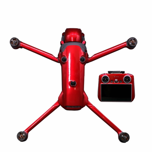 Fluorescent Decorative Sticker Kit for DJI MAVIC 4 Pro Drone and RC 2 Controller Anti-Scratch Protective Film Waterproof Skin Sticker Decal DIY Accessory