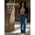 thumbnail image 2 of Lee Women's Plus Bootcut Jean, Available in Regular, Long, Short Inseams, 2 of 5