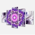 thumbnail image 2 of Strange Flower with Wavy Curves - Floral Canvas Art Print, 2 of 3