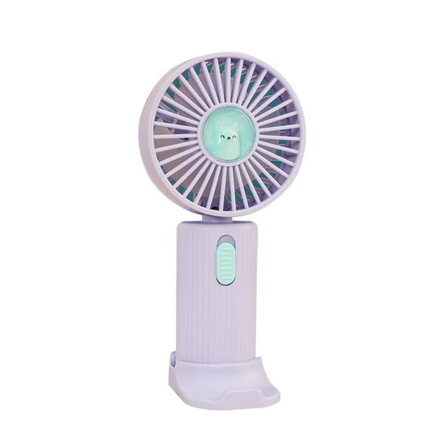 hoksml Portable Fan, Mini Portable Small Fan Quiet Rechargeable Office Desktop Fan Summer Clearance