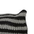 thumbnail image 4 of Morttic Women Striped Crocheted Beanie Hat Cat Ear Knit Hat Winter Warm Funny Hat, 4 of 6
