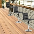 thumbnail image 2 of BestOffice Counter Height Bar Stools Set of 2 PU Leather Modern Height Adjustable Swivel Barstools Hydraulic Chair Bar Stools Black, 2 of 5