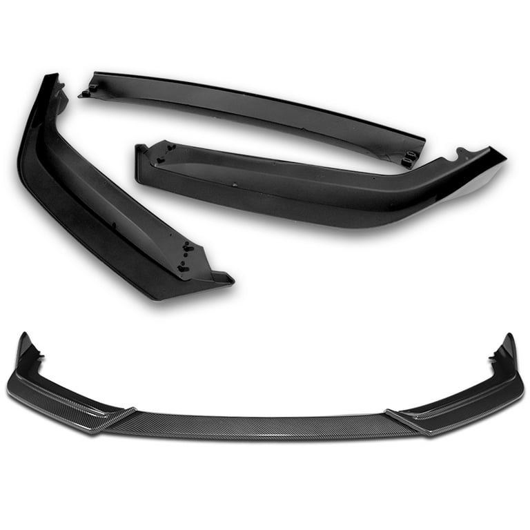 NINTE Front Bumper Lip Spoiler For 2021-2022 Honda Accord - Gloss Black ABS Body Kit