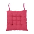 thumbnail image 1 of Diconna Square Seat Cushion Soft Elastic Chair Pads with Ties for Home, 1 of 5