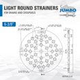 thumbnail image 5 of Couvercle de Drain de Sol Passoire JUMBO Fonte 16cm Rond, 5 of 5
