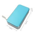 thumbnail image 4 of Étui à CD, alavisxf xx Capacité 96 Étui Rigide en Plastique pour CD, Étui de Protection pour DVD, Étui de Rangement pour Disques, Porte-Disques Portable à Fermeture Éclair, Organisateur de CD DVD Portefeuille de Rangement pour Voiture Maison Voyage (Capacité 96, Bleu Ciel), 4 of 6