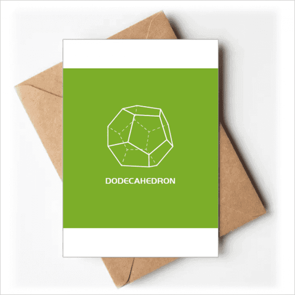 Dodecahedron Mathematical Geometric Space Greeting Cards You are Invited Invitations