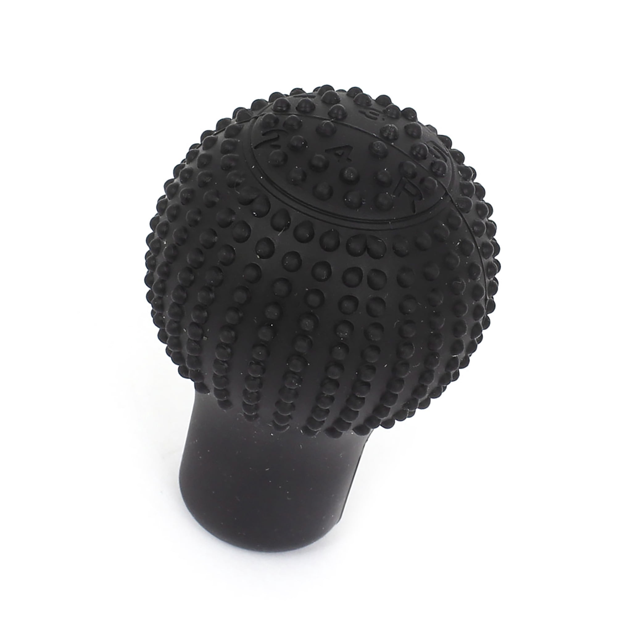 Unique Bargains Car Round Bump Black Silicone Nonslip Lever Gear Shift Knob Cover